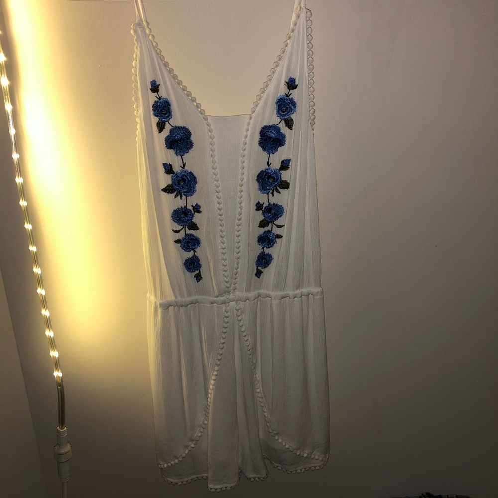 White Aeropostale romper